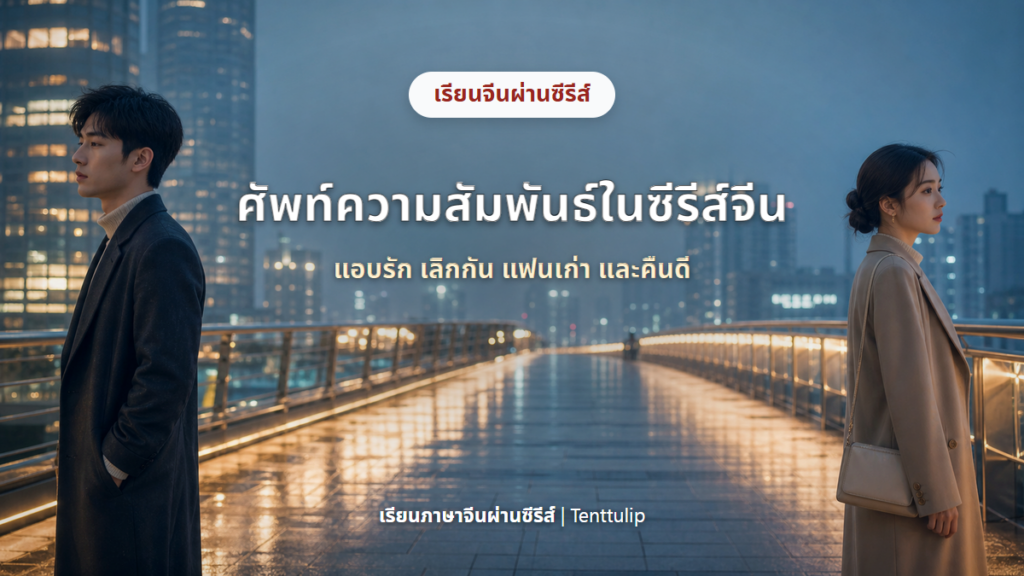 ปกศัพท์ความสัมพันธ์ภาษาจีนจากซีรีส์