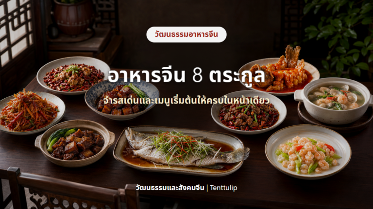 ปกบทความอาหารจีน 8 ตระกูลและรสเด่นแต่ละภูมิภาค