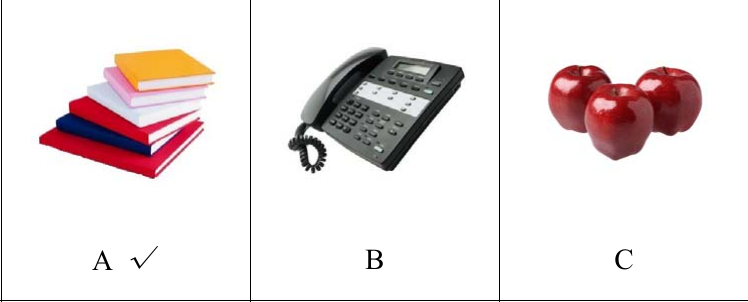 ตัวอย่างรูป A B C ข้อฟังส่วนที่ 2