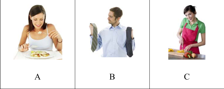 รูปตัวเลือก A B C ข้อ 6