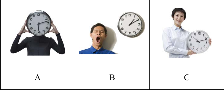 รูปตัวเลือก A B C ข้อ 9