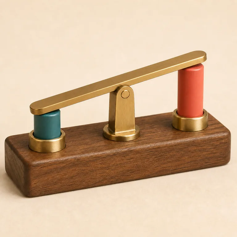 plunger สองฝั่งเชื่อมด้วยคานหมุนหนึ่งชิ้น เป็นภาพช่วยจำคำว่า 既然