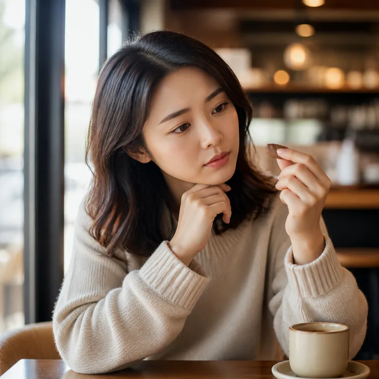 ภาพหญิงสาวมีสีหน้าสงสัย สื่อความหมาย 为什么 ว่าทำไม