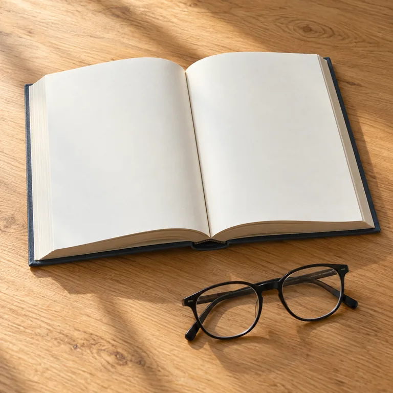 หนังสือเปิดและแว่นอ่านหนังสือ สื่อความหมายของ 阅读